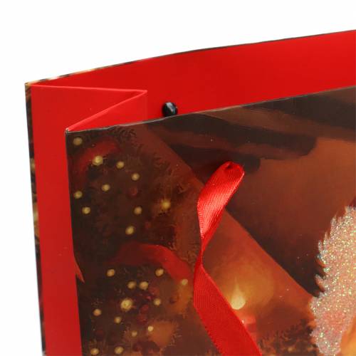 Artikel Gaveposer Julemotiv Julemand rød 20cm × 30cm × 8cm sæt med 2 stk.
