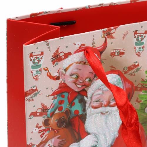 Floristik24 Gavepapirpose "Julemanden" H24cm