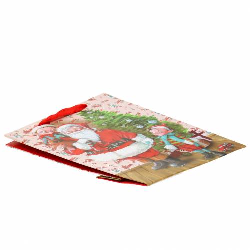 Floristik24 Gavepapirpose "Julemanden" H24cm
