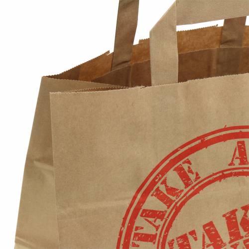 Artikel Papirpose take away 26cm x 17cm x 25cm 25 stk