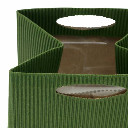Artikel Papirpose urtepottepottemaskine grøn mix 10,5cm 12 stk