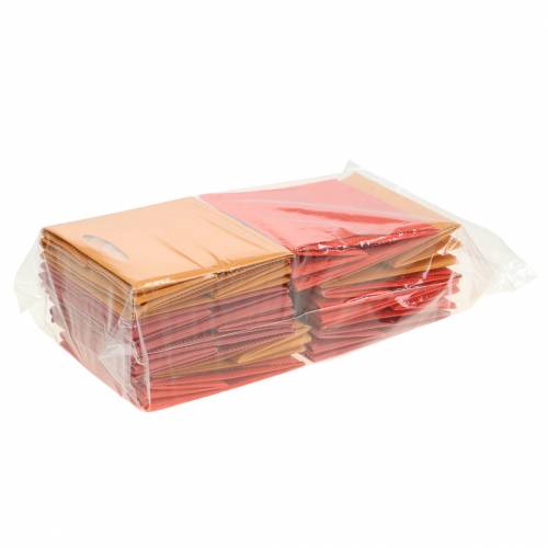 Floristik24 Papirpose urtepottemaskine mix orange 10,5cm 12p