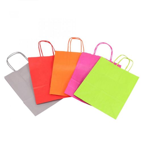 Artikel Papirpose gavepose papirfarvet 18×22×8cm 30p
