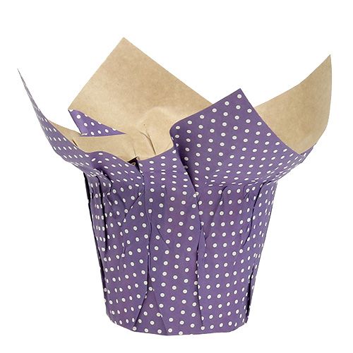 Floristik24 Papir cachepot farverig deco urtepotte papir 8 stk