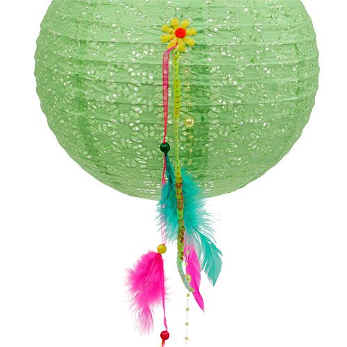 Floristik24 Papir lanterne farverig sort. Ø25cm 4 stk