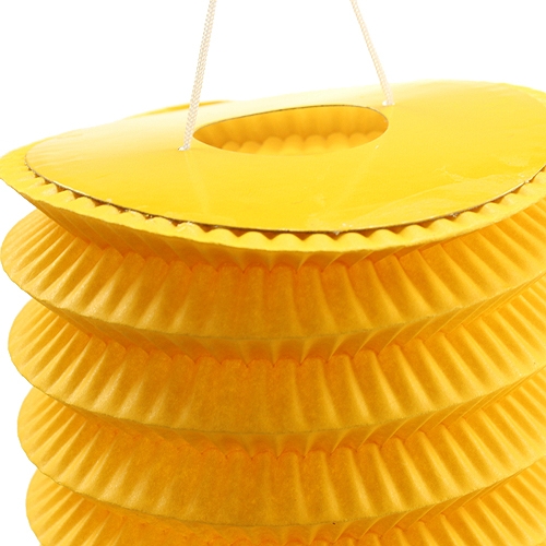 Floristik24 Tog Lanterne Gul Ø10cm H13cm 8stk