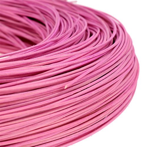 Floristik24 Rottingrør lyserosa Ø1.3mm 250g
