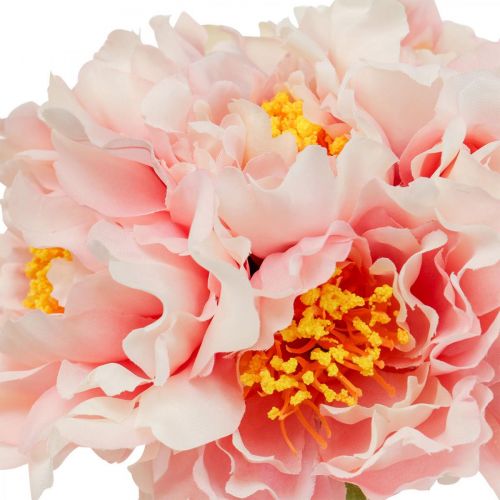 Artikel Paeonia Peony Kunstig Blomst Peonie Pink Ø6cm 28cm 7 stk