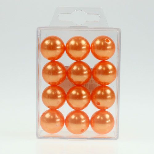 Artikel Pynteperler Ø2cm orange 12 stk