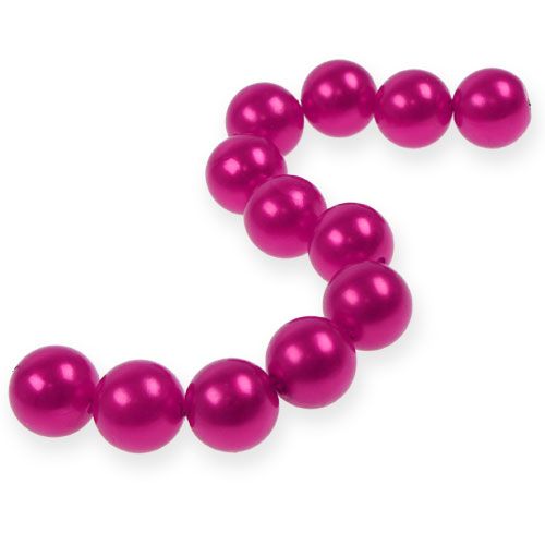 Floristik24 Deco perler Ø2cm pink 12stk