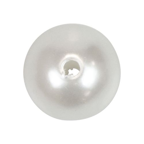 Artikel Dekorative perler til trådning af hobbyperler hvide 12mm 300g