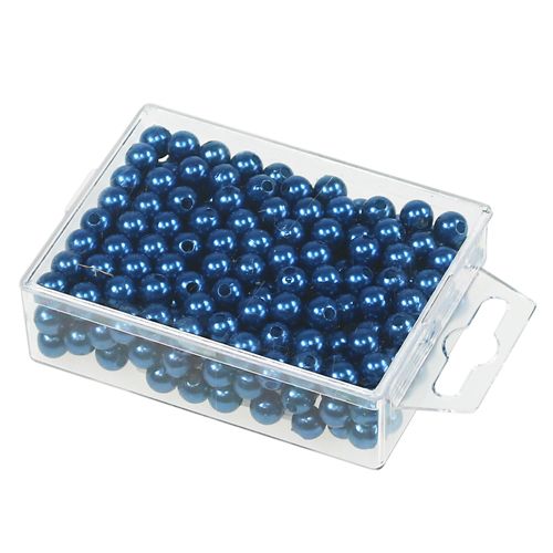 Artikel Pynteperler Ø8mm blå 250 stk