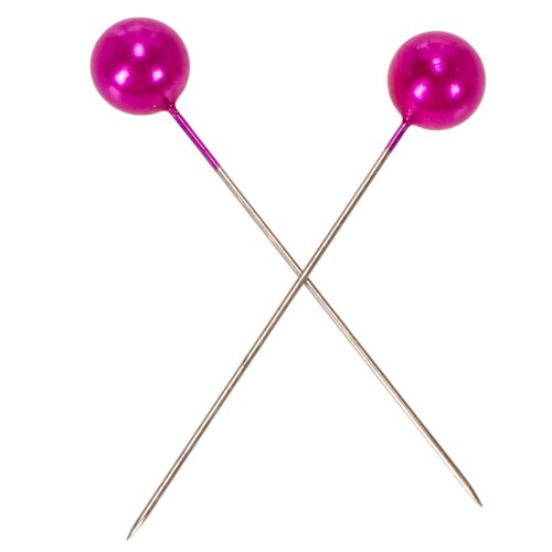 Pearl Head Pins Pink Ø10mm 60mm | Floristik24.dk