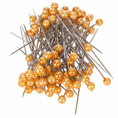 Perlehoved nåle Ø6mm 65mm orange købe | Floristik24.dk