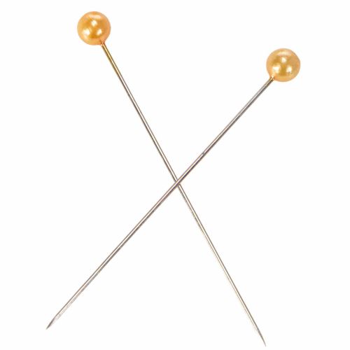 Perlehoved nåle Ø6mm 65mm orange | Floristik24.dk