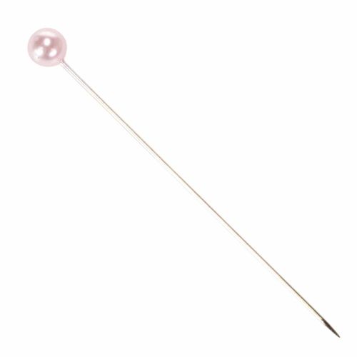 Pearl Head Pins Ø6mm 65mm Pink