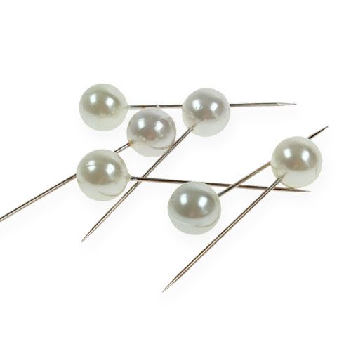 Floristik24 Perlehovedstifter champagne Ø20mm 90mm
