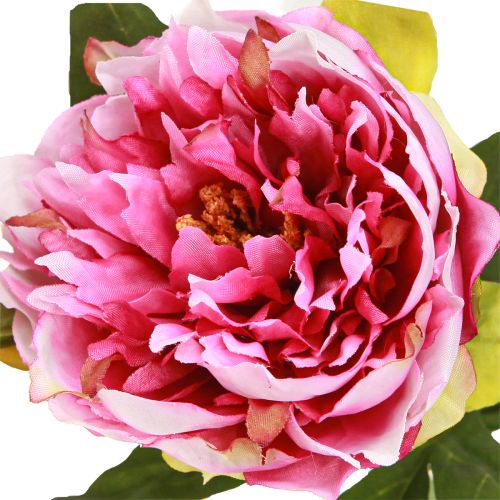 Artikel Pæoner Langstilkede Kunstige Blomster Lyserød 70cm 3stk