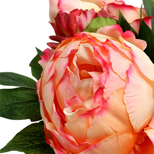 Floristik24 Peony buket fersken 30 cm