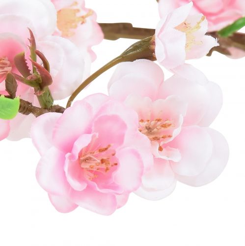 Artikel Ferskenblomstgren kunstig pink gren fjeder 69cm