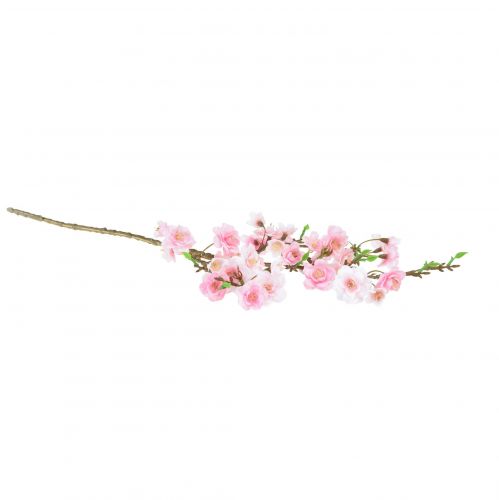 Artikel Ferskenblomstgren kunstig pink gren fjeder 69cm