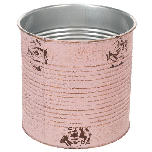 Artikel Urtepotte, antik rose, dekorativ metalkasse, vintage, Ø15,5 cm H15 cm