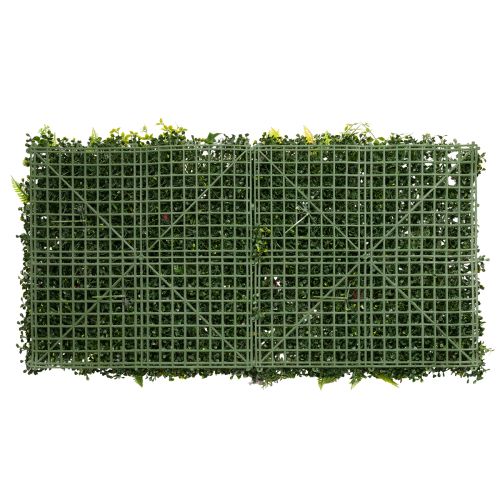 Kunstig plantevæg 100 x 55 cm lodret grønning | Floristik24.dk