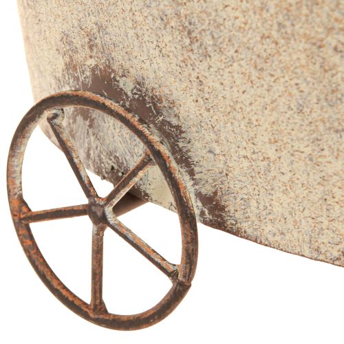 Artikel Plantecykel urtepotte cykel rustgrå 34×16×18cm