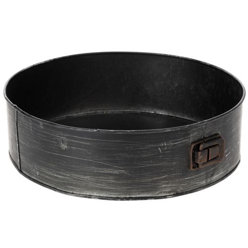 Floristik24 Plantekasse, dekorativ bageform, springform til plantning, metaldekoration Ø24cm H7,5cm