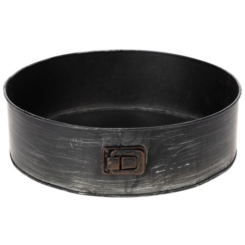 Artikel Plantekasse, dekorativ bageform, springform til plantning, metaldekoration Ø24cm H7,5cm