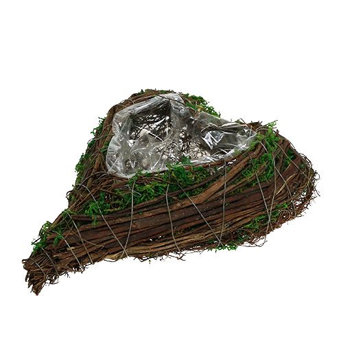 Artikel Plantekasse Hjerte Vine Mos 21cm x 26cm H6cm