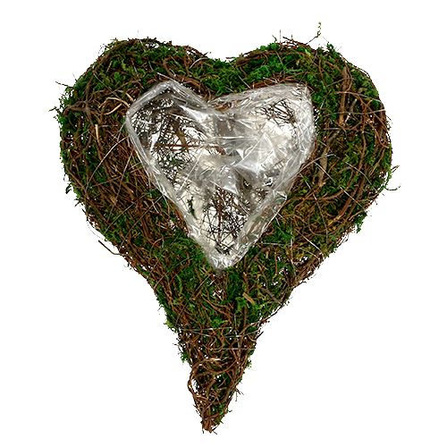 Artikel Plantehjerte som arrangement base 30x35cm H8cm