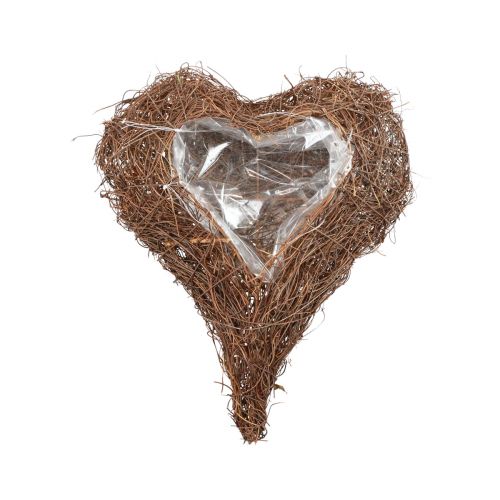 Plantehjerte vinstokke hjerte planteskål naturlig Salim 21×20,5×6cm