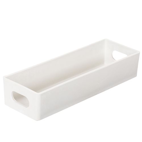Rektangulær bakke med håndtag til opbevaring og borddekoration, 32 cm
