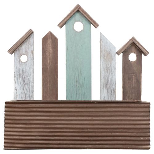 Plantekasse træ plantekasse husrække 30,5×30cm