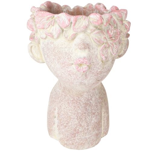 Plantehoved kys mund buste til plantning pink 18cm 3 stk