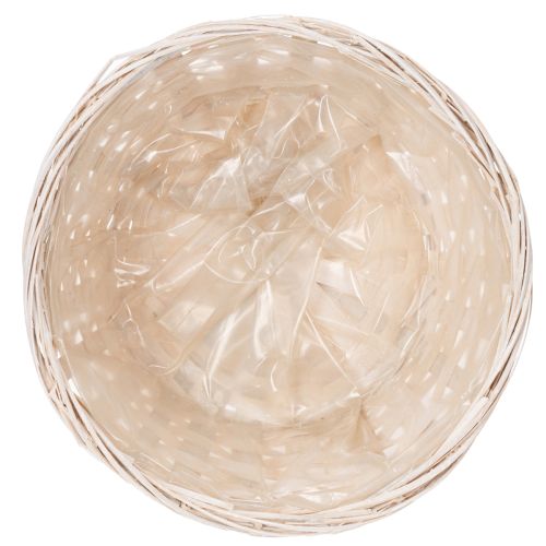 Artikel Kurvedekoration i flet til alsidig indretning, 20 cm, 8 stk.