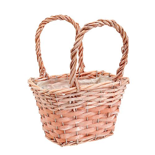 Floristik24 Plantningskurv orange 20 cm x 14 cm H13cm
