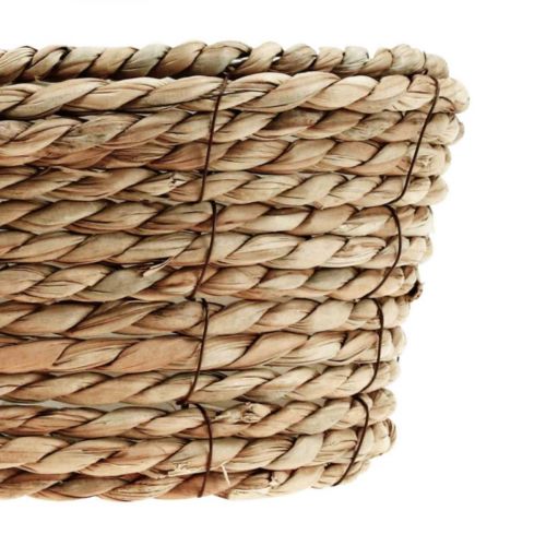Floristik24 Plantekurv søgræskurv oval dekorativ kurv 32×19×12cm