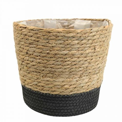 Plantekurv planter søgræs kurv deco natur Ø23cm H20cm