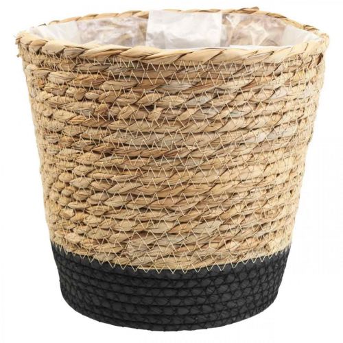 Plantekurv planter søgræs kurv deco natur Ø26cm H23cm