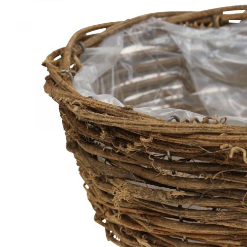 Floristik24 Plantekurv urtepotte rustikke vinstokke Ø20/25/28cm sæt med 3