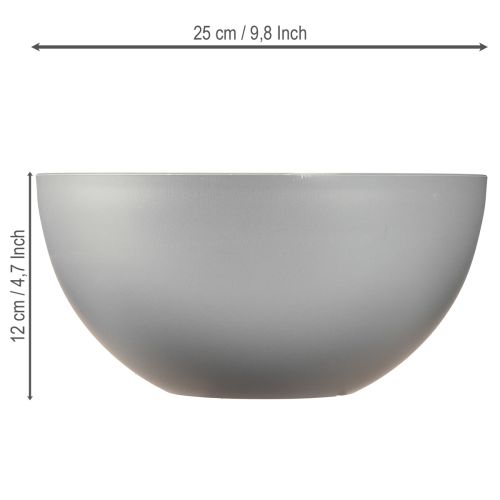 Artikel Plantepotte plastik blomsterskål grå Ø25cm H12cm