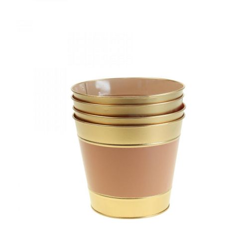 Artikel Plantekar urtepotte metal cachepotte Ø13cm H12cm 4stk