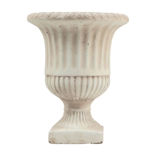 Floristik24 Plantekrukke trofæ beton dekorativ urtepotte antik Ø19cm H24cm