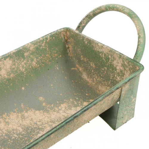 Floristik24 Planter, dekorativ tagrende, blomsterkasse i antikt look L51cm