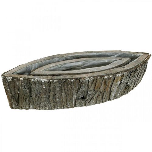 Artikel Planteskål plantekasse træ Jardiniere 46/31,5 cm sæt af 2