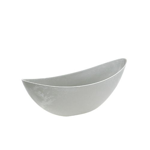Planteskål 39cm x 12,5cm H13cm lysegrå, 1stk