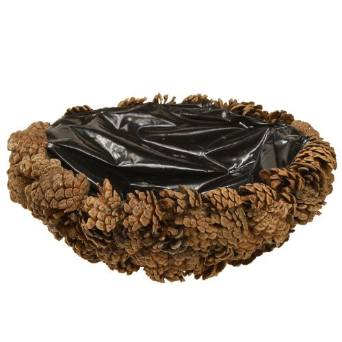 Floristik24 Planteskål ægte kogler kogleskål naturlig Ø28cm H9cm