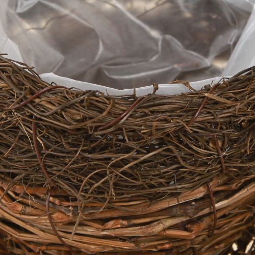Artikel Planteskål kop halmstokke naturbrun Ø20cm 2stk